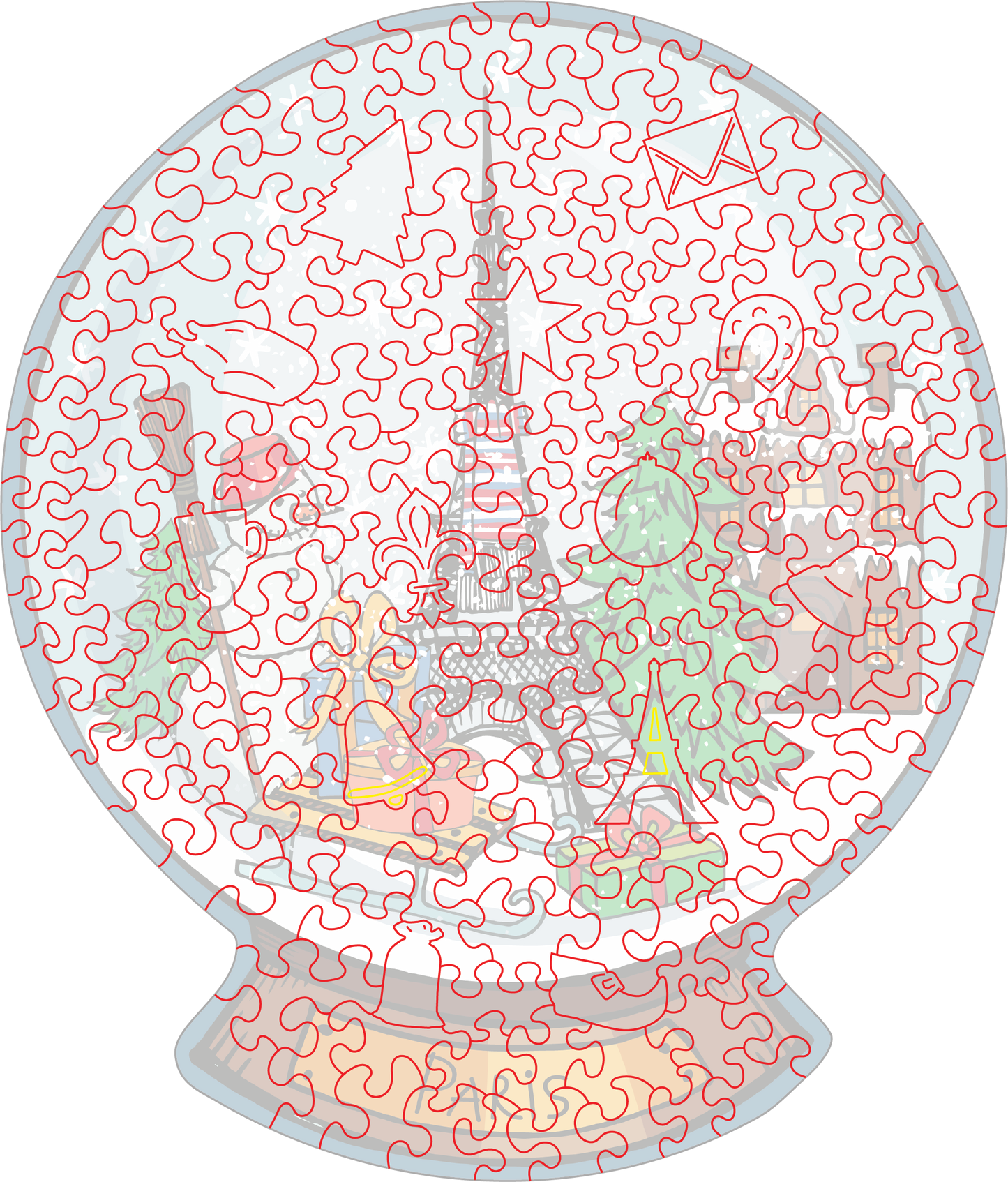 Paris Snowglobe